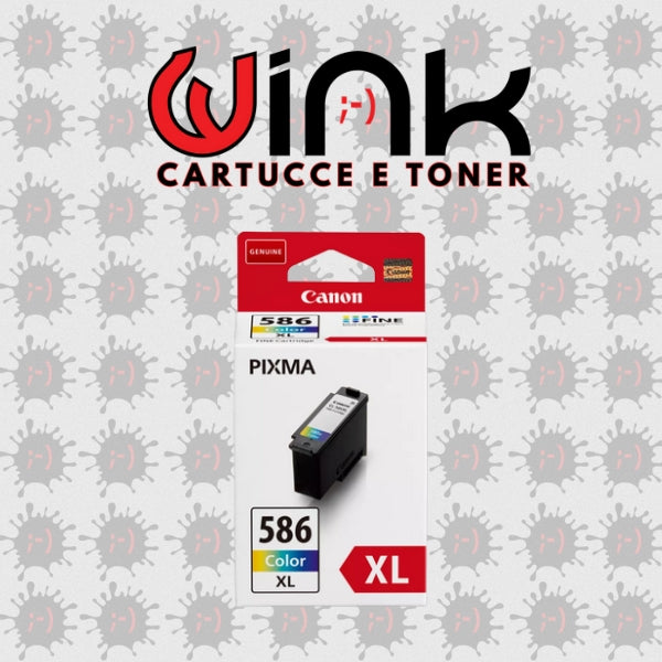 CL-586XL 14ml CARTUCCIA ORIGINALE COLORI Standard per Canon PIXMA TS7650i, Canon PIXMA TS7750i. Compatibile con 6226C001. Codice cartuccia: CL-586XL. 300 pagine 5% di copertura.