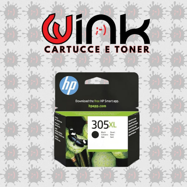 HP305XLBK 5ML – Cartuccia inkjet nero Originale, per stampanti HP DESKJET 1255, DESKJET PLUS 4140 AIO, ENVY 6052 AIO, ENVY PRO 6452 AIO. Compatibile con 3YM62AE.