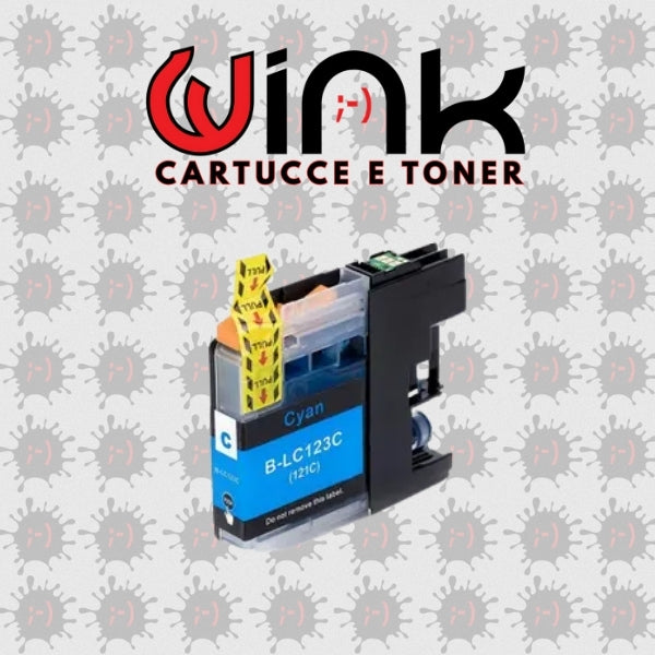 LC123C 10ML CIANO for DCP-J4110W,J752DW,MFC-J4410,J4510,J4610,J4710,J870DW