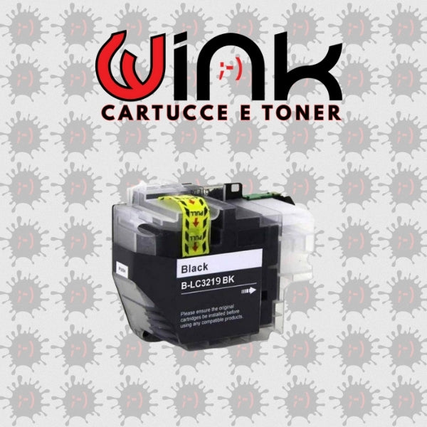 LC3219XLBK - 3K Cartuccia inkjet di ricambio Nero per Brother Mfc J5330DW, J5730DW, J5930DW, J6530DW, J6930DW. Compatibile con LC - 3219XLBK. Codice Cartuccia LC - 3219XLBK.