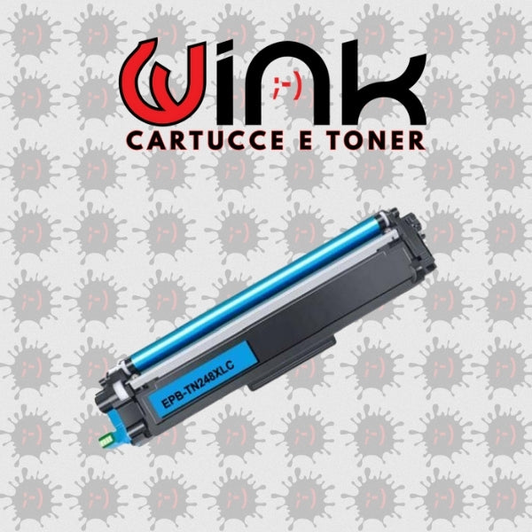 TN248XLC 2.3K – Toner di ricambio Ciano Alta Capacità XL Premium per Brother DCP L3560CDW, HL L3220CW, MFC L3740CDWE. Stampa fino a 2.300 pagine al 5% di copertura.