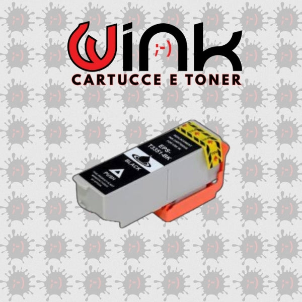 T3351 24.4ml - Nera Compatibile per Epson XP530/XP630/XP635/XP830#33XLBK