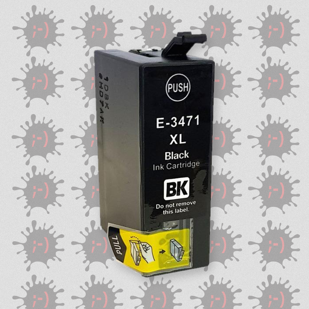 T3471 32ML - Cartuccia inkjet Compatibile NERO per EPSON WORKFORCEPRO WF3720DWF. Compatibile con C13T34714020. Codice Ca