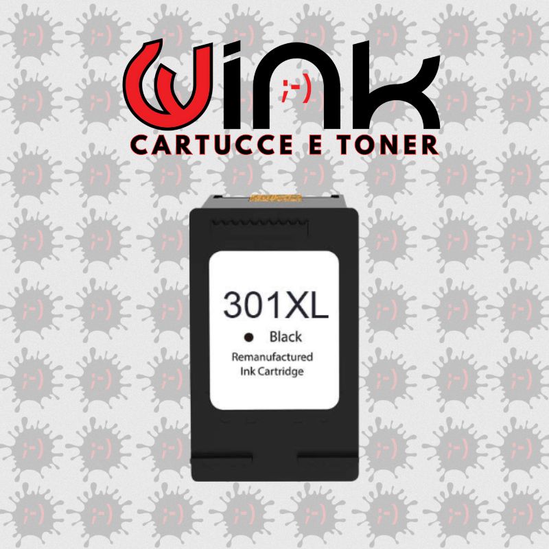 HP301XLBK - 20ml Cartuccia/Testina Nero di Ricambio "Mostra Livelli Inchiostro" Compatibile con HP: Deskjet 1050, 2050, 2050S, 1000, 3000. Compatibile con CH563EE. Codice cartuccia: 301XL.