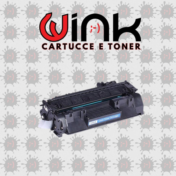 CE505A 2.3K - Toner rigenerato Nero con chip in dotazione per HP Laserjet P 2035, P 2055D, P 2055 DN, P 2050. Stampa fino a 2.300 pagine al 5% di copertura.