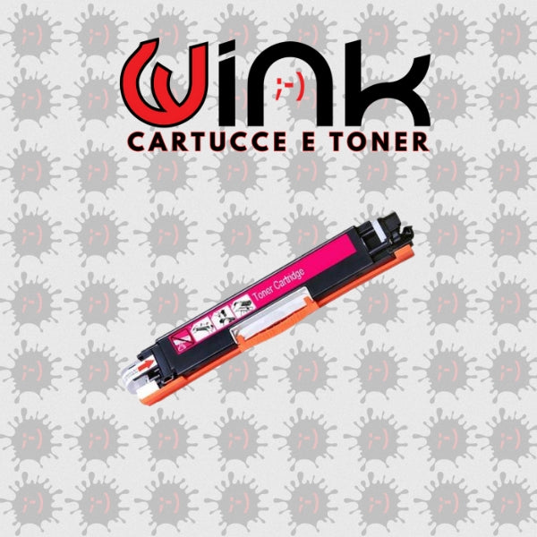 CF353A - 133A - Toner rigenerato MAGENTA con chip in dotazione per HP Laserjet Pro Color M176N, M177FW. Stampa fino a 1.000 pagine al 5% di copertura.