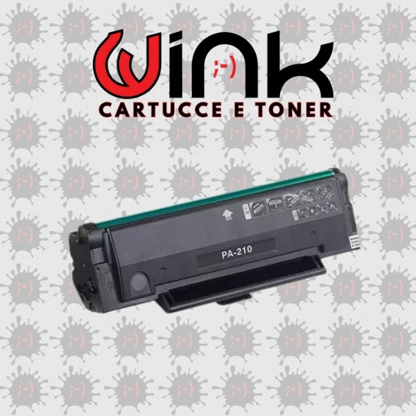 PA-210 1.6K - PA-210 TONER BK COMPATIBILE P210 PER PANTUM P2200,P2500,M6500,M6550,M6600 PA210 CAPACITA' 1.600 PAGINE