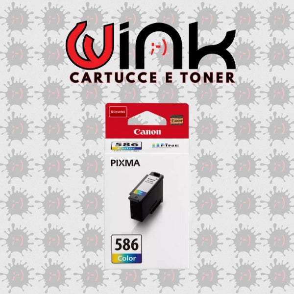 CL-586 10ml CARTUCCIA ORIGINALE COLORI Standard per Canon PIXMA TS7650i, Canon PIXMA TS7750i. Compatibile con 6227C001. Codice cartuccia: CL-586. 180 pagine 5% di copertura.