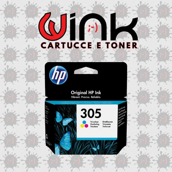 HP305COL 1,8ML – Cartuccia inkjet colore Originale, per stampanti HP DESKJET 1255, DESKJET PLUS 4140 AIO, ENVY 6052 AIO, ENVY PRO 6452 AIO. Compatibile con 3YM60AE.