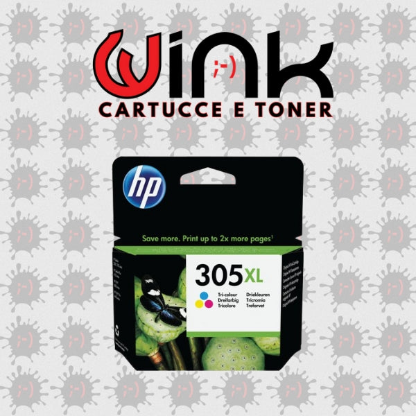 HP305XLCOL 4,5ML – Cartuccia inkjet COLORI Originale, per stampanti HP DESKJET 1255, DESKJET PLUS 4140 AIO, ENVY 6052 AIO, ENVY PRO 6452 AIO. Compatibile con 3YM62AE.