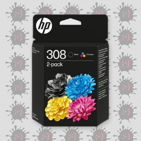 HP308 4ml Twin Pack HP308 standard originale nero+ colore