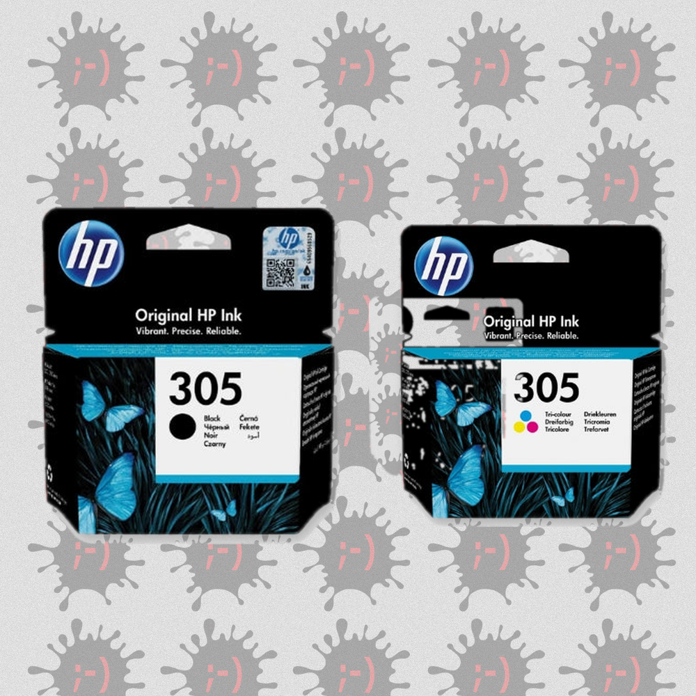 Twin Pack HP 305 Nero + Colore Originale – 1,8 ml + 1,8 ml