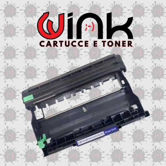 DR-2400 12K - Tamburo di ricambio Compatibile per Brother DCPL2510D - L2550DN, HLL2310D - L2370DN - L2375DW, MFCL2710DN. Stampa fino a 12.000 pagine% 5 di copertura.