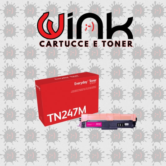 TN247M 2.3K - Toner Premium XEROX EVERYDAY Magenta per Brother DCP L3550CDW, HL L3210CW, L3230CDW, L3270CDW, MFC L3730CDN, L3750CDW, L3770CDW. 2300 pagine