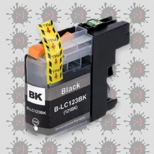 LC123BK 20ML Black Compatibile per Brother DCP-J4110W,J752DW,MFC-J4410,J4510,J4610,J4710,J870DW