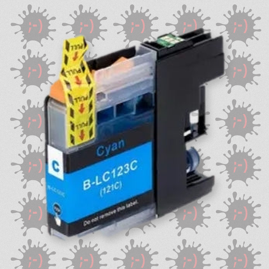 LC123C 10ML CIANO for DCP-J4110W,J752DW,MFC-J4410,J4510,J4610,J4710,J870DW