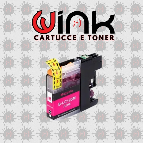 LC123M 10ML MAGENTA for DCP-J4110W,J752DW,MFC-J4410,J4510,J4610,J4710,J870DW