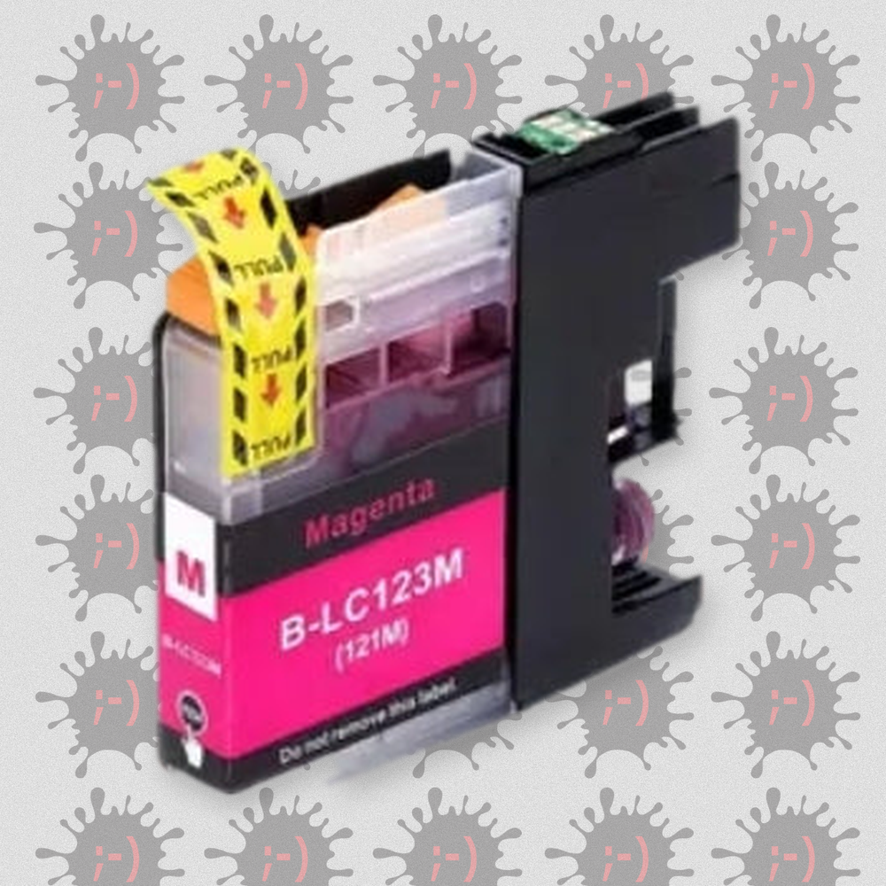 LC123M 10ML MAGENTA for DCP-J4110W,J752DW,MFC-J4410,J4510,J4610,J4710,J870DW