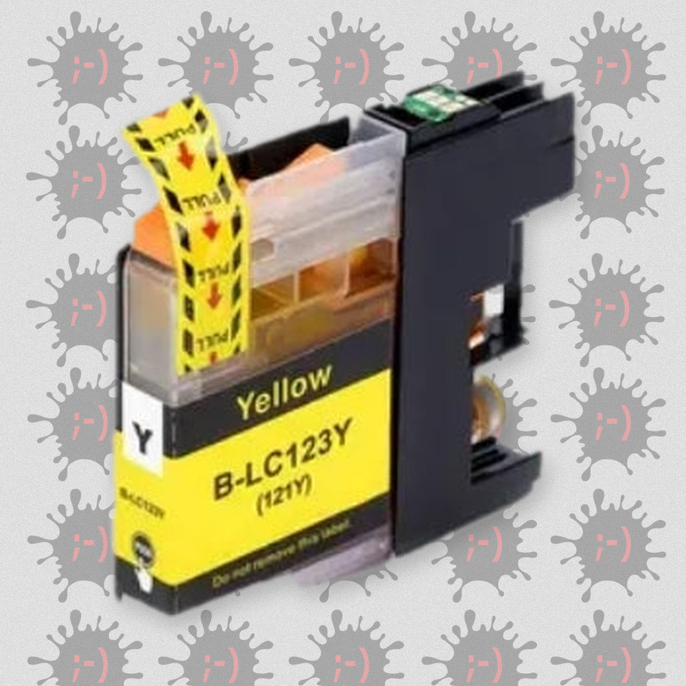 LC123Y 10ML GIALLO for DCP-J4110W,J752DW,MFC-J4410,J4510,J4610,J4710,J870DW