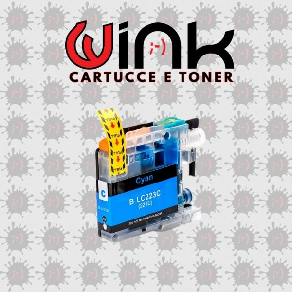 LC223C 10ML CIANO Compatibile J4620, 4420,J4625,J5625,J4120,J5320,J5720- 1K