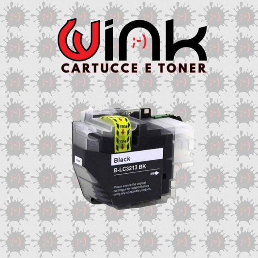 LC3213BK - Cartuccia inkjet di ricambio con chip nero per Brother DCP J772DW, MFC J890DN. Compatibile con LC - 3213BK. Codice Cartuccia LC - 3213BK.