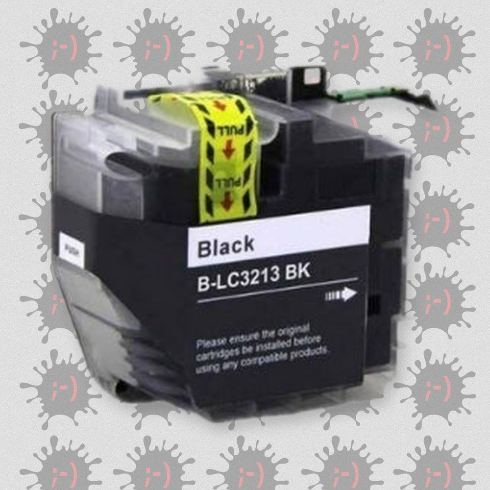LC3213BK - Cartuccia inkjet di ricambio con chip nero per Brother DCP J772DW, MFC J890DN. Compatibile con LC - 3213BK. C