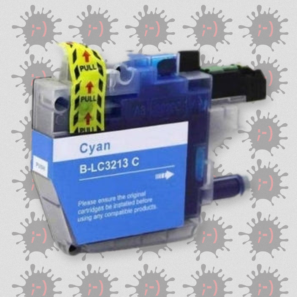 LC3213C - Cartuccia inkjet di ricambio con chip ciano per Brother DCP J772DW, MFC J890DN. Compatibile con LC - 3213C. Co