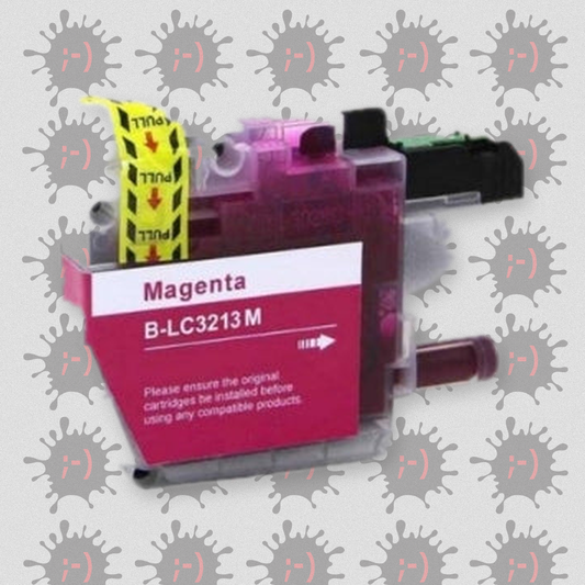 LC3213M - Cartuccia inkjet di ricambio con chip magenta per Brother DCP J772DW, MFC J890DN. Compatibile con LC - 3213M. 
