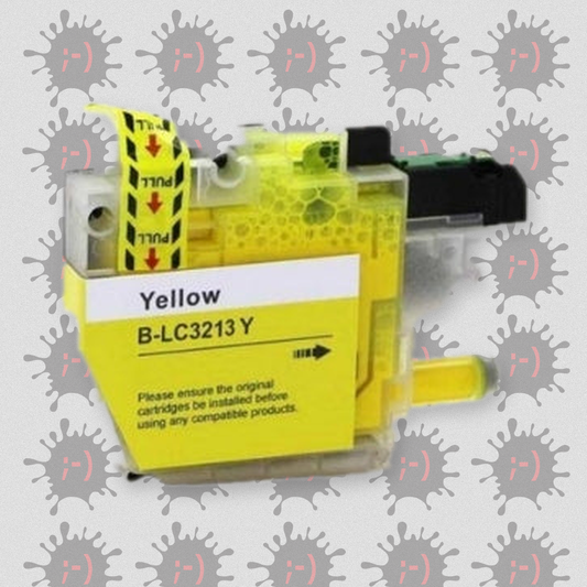 LC3213Y - Cartuccia inkjet di ricambio con chip giallo per Brother DCP J772DW, MFC J890DN. Compatibile con LC - 3213Y. C