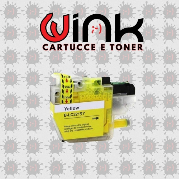 LC3219XLY - Cartuccia inkjet di ricambio Giallo per Brother Mfc J5330DW, J5730DW, J5930DW, J6530DW, J6930DW. Compatibile con LC - 3219XLY. Codice Cartuccia LC - 3219XLY.