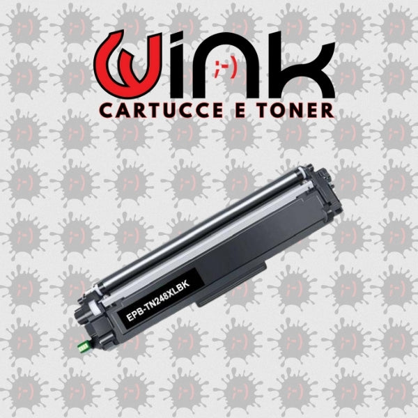 TN248XLBK 3K – Toner di ricambio Black Alta Capacità XL Premium  per Brother DCP L3560CDW, HL L3220CW, MFC L3740CDWE. Stampa fino a 3.000 pagine al 5% di copertura.