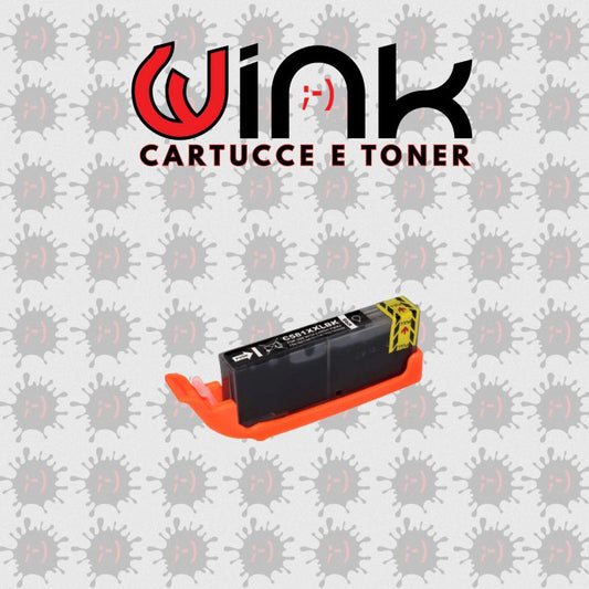 581XXL BK 12ML Cartuccia inkjet CLI - 581XL BK colore black COMPTIBILE per Canon PIXMA TS6150 - TS6151 - TS8150 - TS8151 - TS8152 - TS9150.