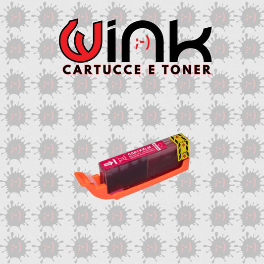 581XXLM 12ML Cartuccia inkjet CLI - 581XL M colore magenta COMPTIBILE per Canon PIXMA TS6150 - TS6151 - TS8150 - TS8151 - TS8152 - TS9150.