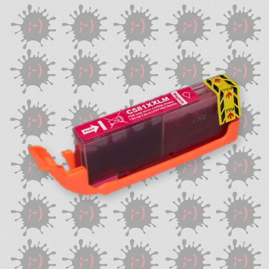 581XXLM 12ML Cartuccia inkjet CLI - 581XL M colore magenta COMPTIBILE per Canon PIXMA TS6150 - TS6151 - TS8150 - TS8151 