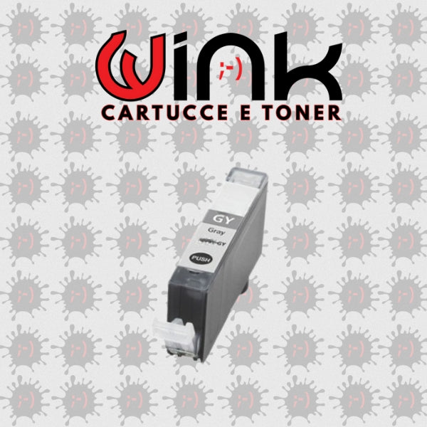 526GY 10ml - Cartuccia inkjet Compatibile Grigio CON CHIP per Canon Pixma MG 6150, MG 8150. Compatibile con 4544B001. Codice Cartuccia CLI - 526GY.