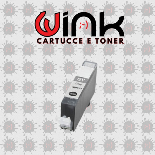 526GY 10ml - Cartuccia inkjet Compatibile Grigio CON CHIP per Canon Pixma MG 6150, MG 8150. Compatibile con 4544B001. Codice Cartuccia CLI - 526GY.