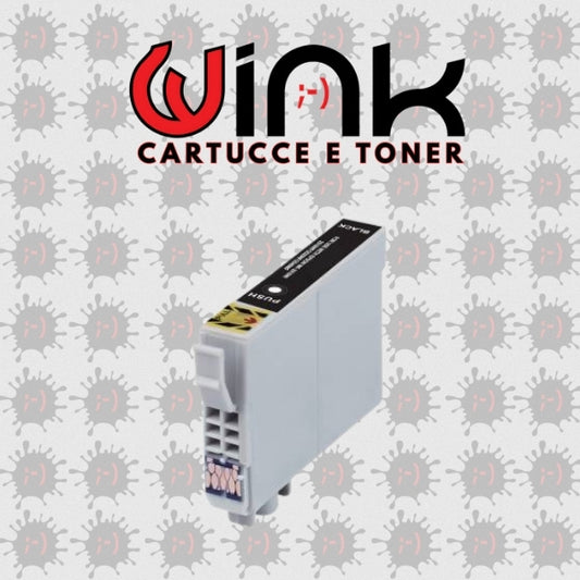 T1291 15ml - Cartuccia inkjet Compatibile Nero per Epson Multifunzione Stylus Office BX 305F, Multifunzione Stylus Sx 420 W, Multifunzione Stylus Office BX 320 FW, BX 625 FWD, BX 525 WD. Compatibile con T12914010. Codice Cartuccia T1291.