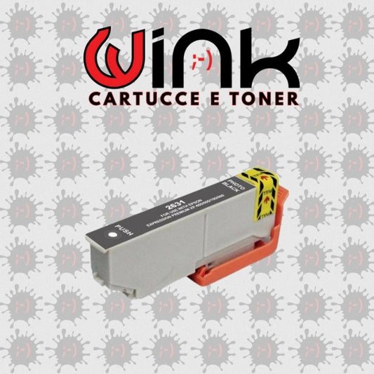 T2631 10ML - NERO PHOTO Compatibile for XP600,XP605,XP700,XP800#26XL