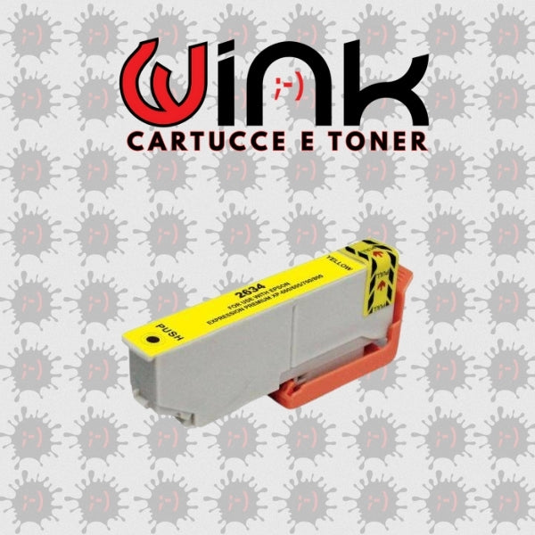 T2634 10ML - GIALLO Compatibile for XP600,XP605,XP700,XP800#26XL