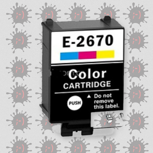 T267 11.4ML - Cartuccia inkjet a Colori compatibile per Epson Workforce WF100W. Compatibile con T26704020. Codice Cartuc