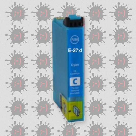 T2712 10,4 ml CIANO COMPATIBILE PER EPSON WF3620 WF3640 WF7110 WF7610 WF7620 27XL 2712 2702