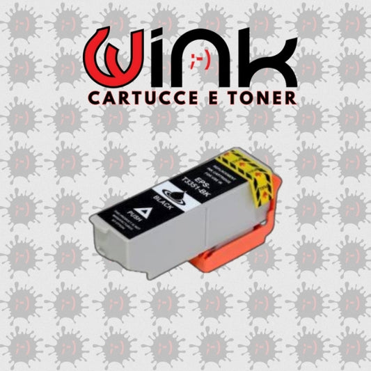 T3351 24.4ml - Nera Compatibile per Epson XP530/XP630/XP635/XP830#33XLBK