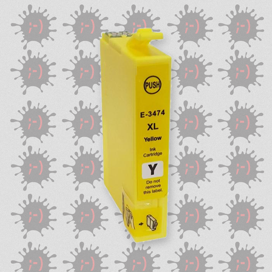 T3474 12ML - Cartuccia inkjet Compatibile GIALLO per EPSON WORKFORCEPRO WF3720DWF. Compatibile con C13T34734020. Codice 