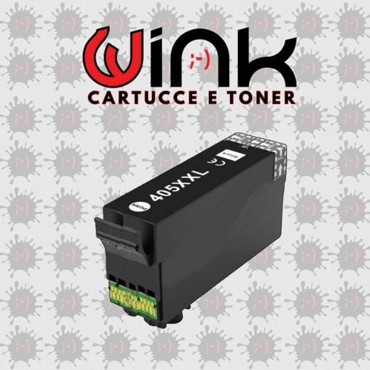 405XXLBK 45ML- BLACK COMPATIBILE perEpson WorkForce Pro WF-4830DTWF WorkForce Pro WF-4820DWF WF-4825DWF WorkForce Pro WF-3825DWF WorkForce Pro WF-3820DWF WorkForce Pro WF-7830DTWF WF-7835DTWF WF-7840DTWF