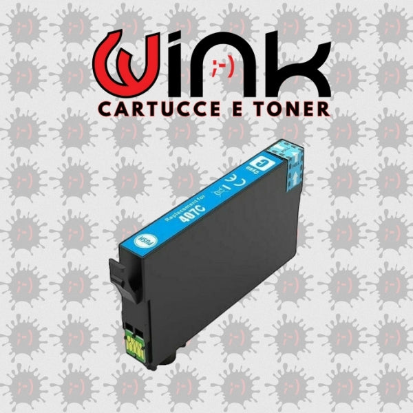 407XLC 26ML – Cartuccia inkjet di ricambio con chip CIANO per Epson WORKFORCE PRO WF4745. 1900PG.Compatibile con C13T07U240.