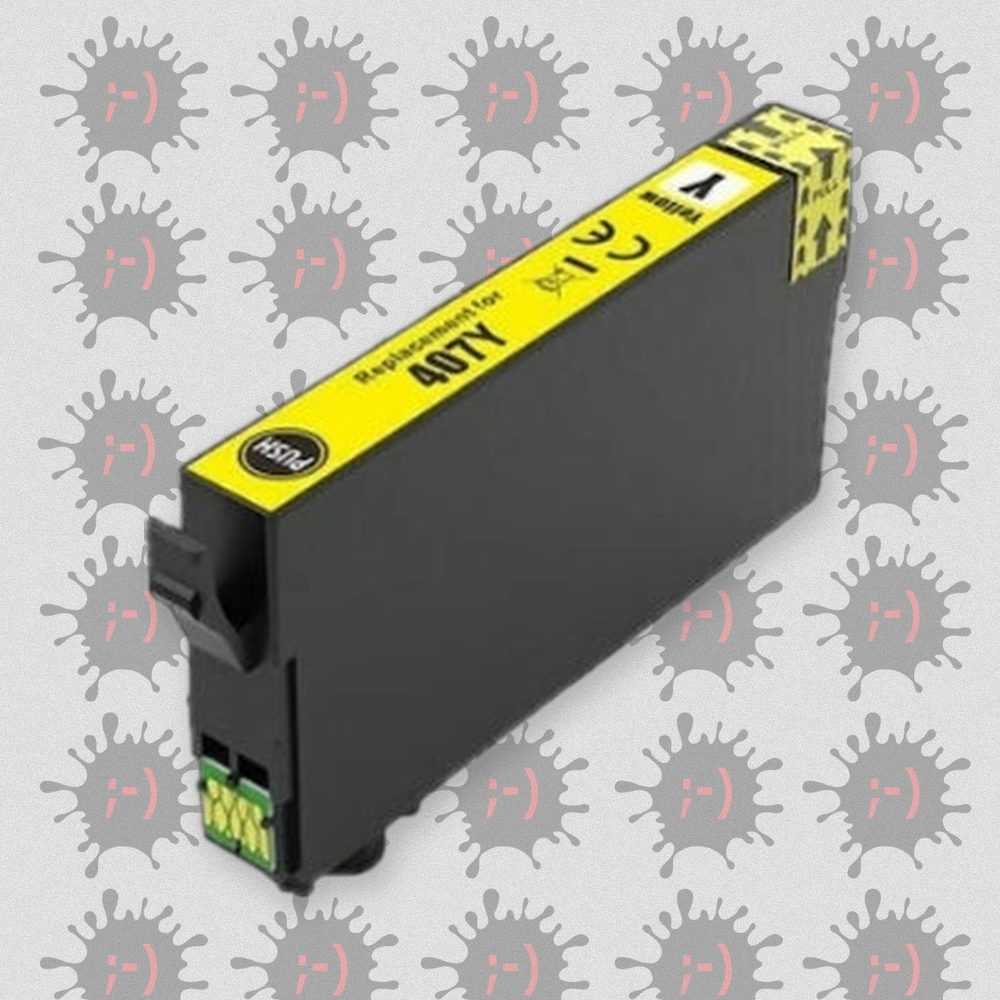 407XLY 26ML – Cartuccia inkjet di ricambio con chip GIALLO per Epson WORKFORCE PRO WF4745. 1900PG.Compatibile con C13T07