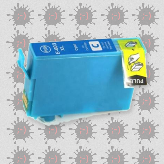 T603XLC 14ml - Cartuccia inkjet di ricambio con chip CIANO per Epn EXPRESSION HOME XP2100, WORKFORCE WF2810DWF. Compatib