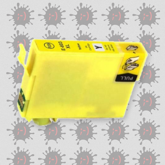 T603XLY 14ml - Cartuccia inkjet di ricambio con chip GIALLO per Epn EXPRESSION HOME XP2100, WORKFORCE WF2810DWF. Compati