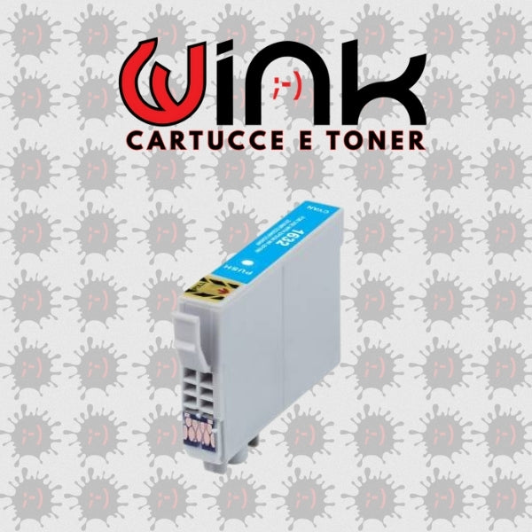 T1632 10ml -CARTUCCIA CIANO COMPATIBILE INCHIOSTRO XL PER WORKFORCE WF 2010/2510 1PZ