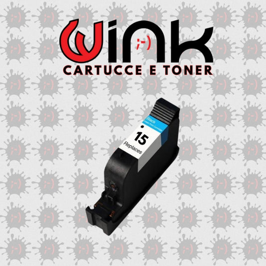 C6615D- 42ml Cartuccia Compatibile HP Desk Jet 810C/813C/825C/840C-Nera